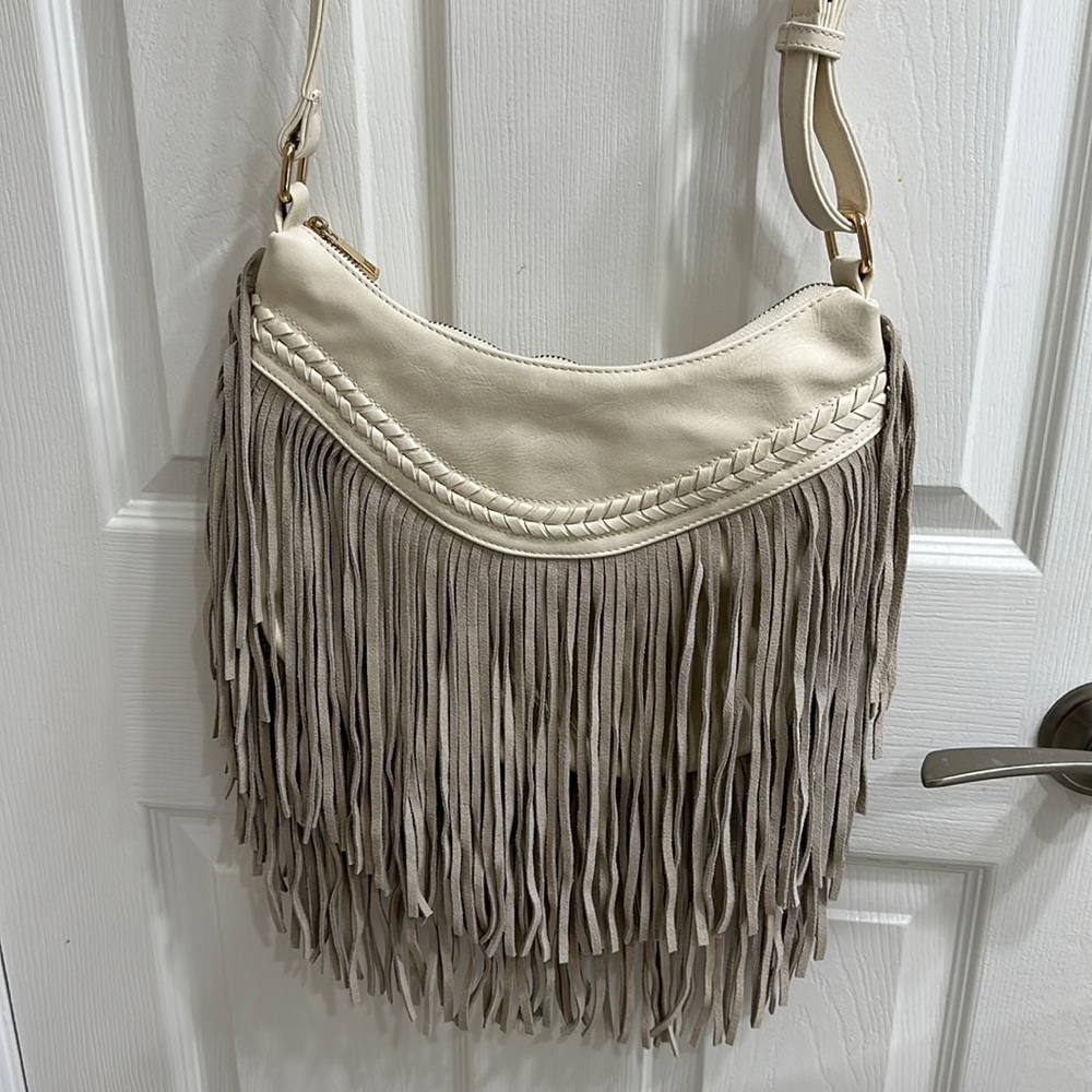 Fringe crossbody purse